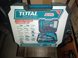 Total 115 PCS Tools Set With 680w Impact Drill