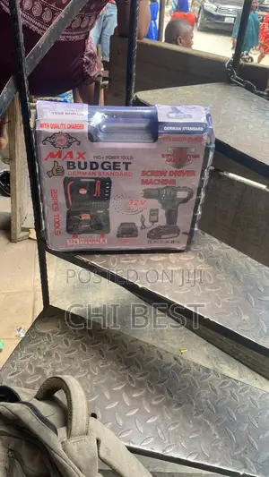 Cordless Rechargeable Battery Drill Machine, 32volts