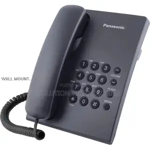 Panasonic KX-TS500 Corded Landline Phone (Black)