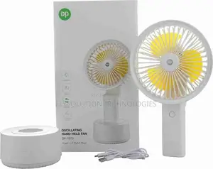 Dp-7675 Rechargeable Oscillating Hand-Held Fan
