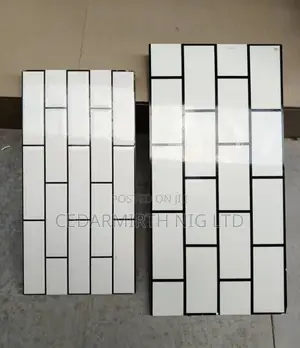 White Black Wall Tile