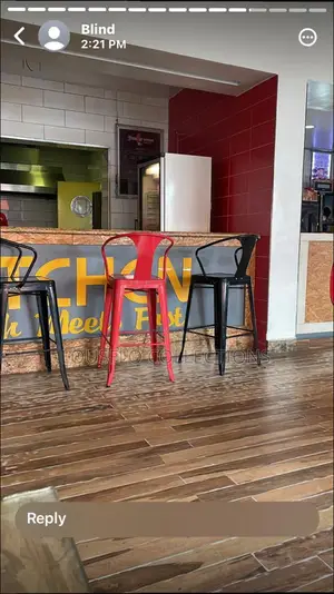 Big Aluminum Bar Stool