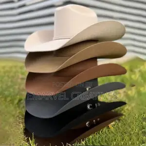 Hard Cowboy Hat Women Men Casual Felt Cowgirl Hat