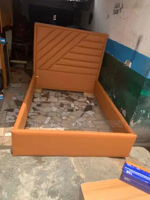 Leather Padded Bed