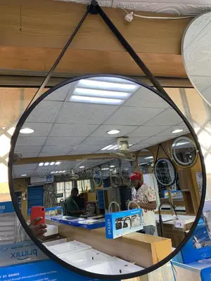 Black Frame Mirror 70/70cm