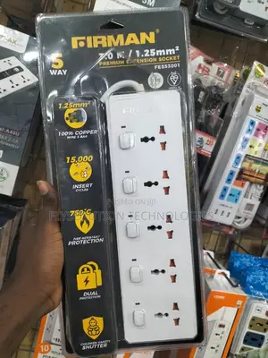 Original Firman 5way Extension Socket
