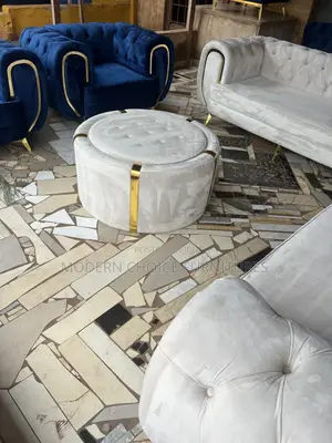 Set of Sofa With Ottoman Up for Grab
