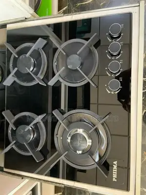 Phiima 4 Burner Gas Cooker - Black