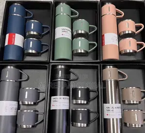 3 in 1 Vacuum Flask Gift Set With Cup