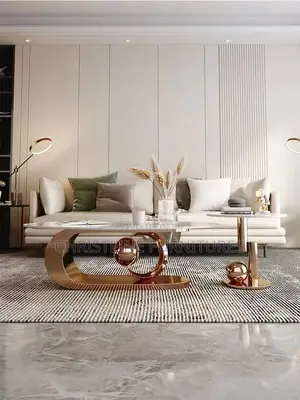 Quality Marble Top Center Table Set