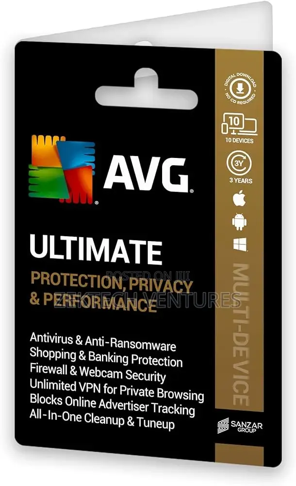 Avg Ultimate Multi-Device 10 Devices, 1 Year