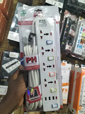 Pride Home 5 Ways Socket Extension With USB Ports