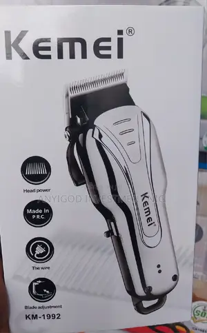 Kemei Rechargeable Hair Clipper With Led Battery Display