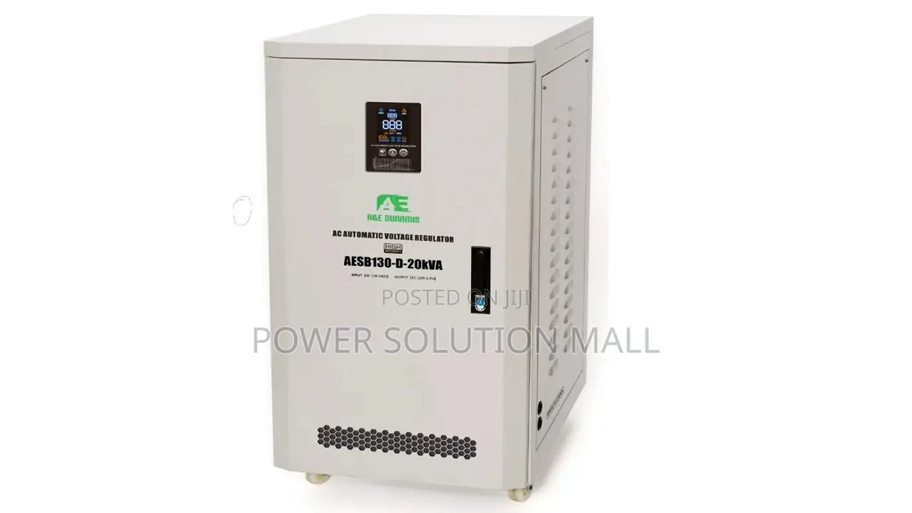 20KVA Single Phase Servo Voltage Stabilizer (130v-250v)