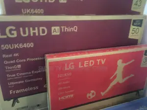 Lg 50inches With Building Showcasing Tv