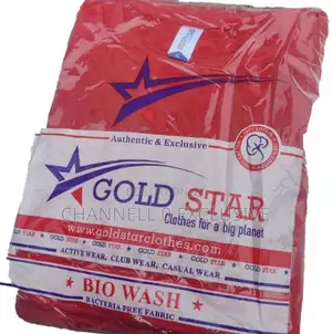 Unisex Gold Star Plain T-Shirt