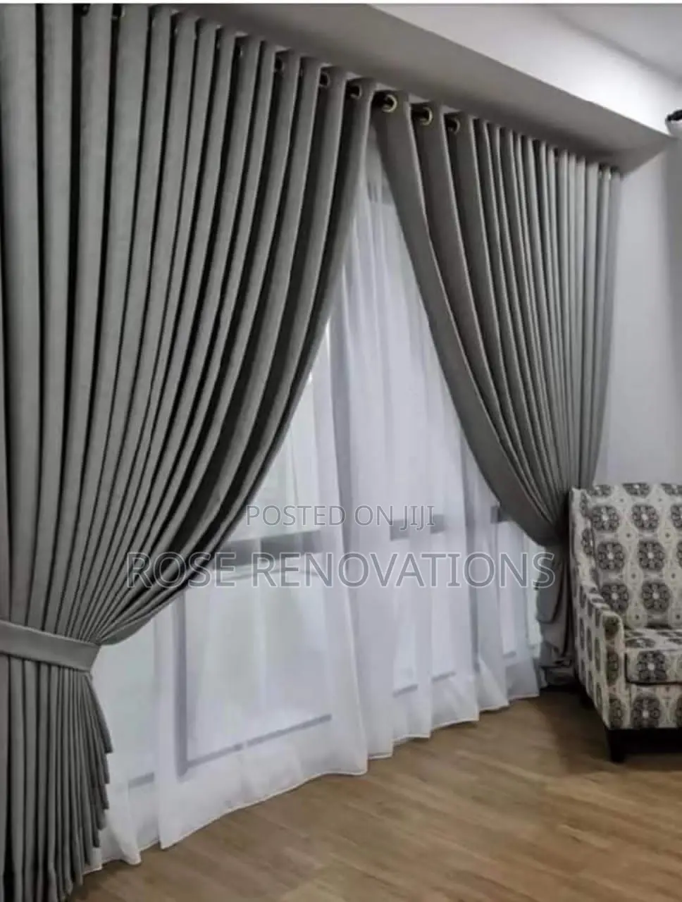 New Smart Curtains (Grey Colour)