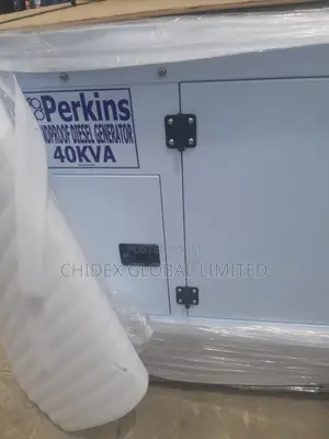 40kva Perkins Soundproof Diesel Generators 100% Copper Coil