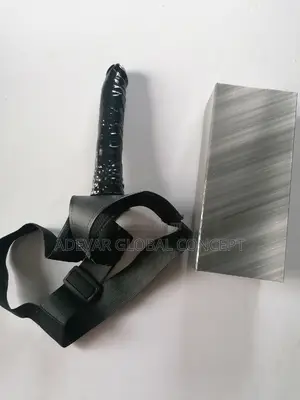 8 Inches Black Dildo With Belt Strap on Sex Toy for Women