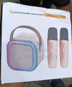 Karaoke Bluetooth Speaker With 2pcs Microphone