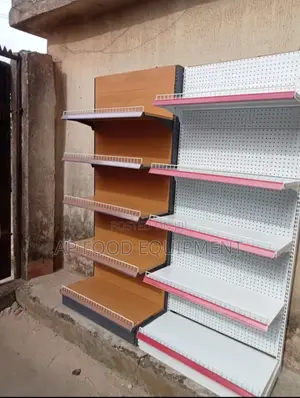 Supermarket Shelves Both Brown and White Colour Available