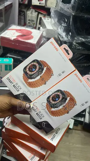 Porodo Ultimo Black Smart Watch