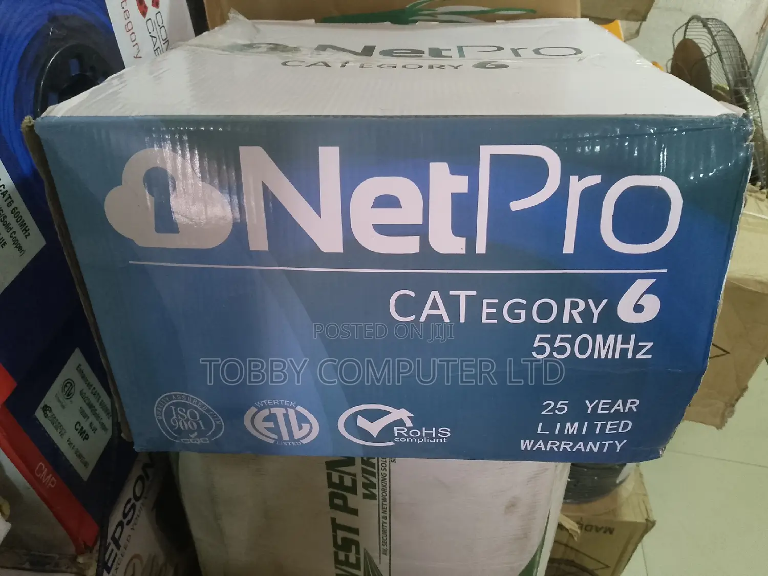 Netpro Cat6 Utp 23awg Solid Bare Copper Cable 305m