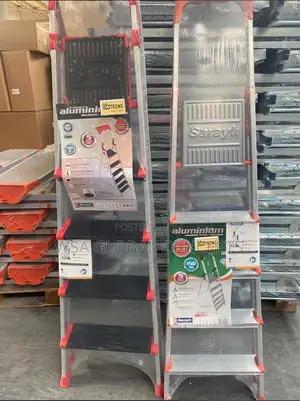 6 Steps Aluminum Upstrong Ladder Made in Turkey