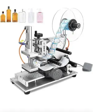 Semi Auto Flat Bottle Labelling Machine