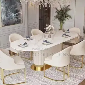 6 Seaters Executive Dinning With Executive Chair