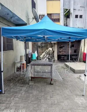 Imported Foldable Canopy 10*10 Feet, White Pole.