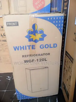 White Gold Refrigerator Table Top Single Door.