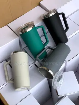 Leather Insulated Cup - (600ml)