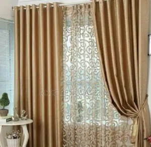 Beige Color Royal Curtains
