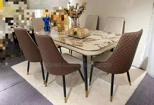 Dining Set by 6 Chair's Made