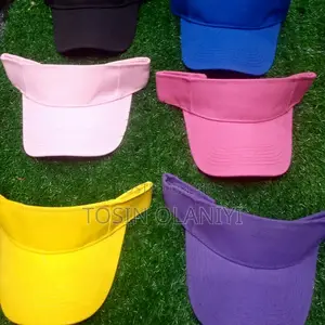 Plain Visor Half Caps for Ladies