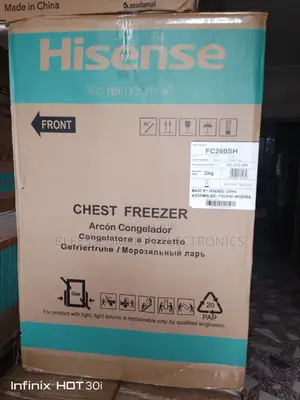 Hisense Freezer Model Fc260sh 2 Years Warranty External