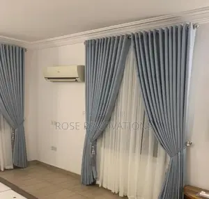 Set of Light Gray 3800 Curtains