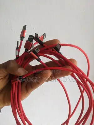Leather USB Angle 90 Durable Fast Charging Cable