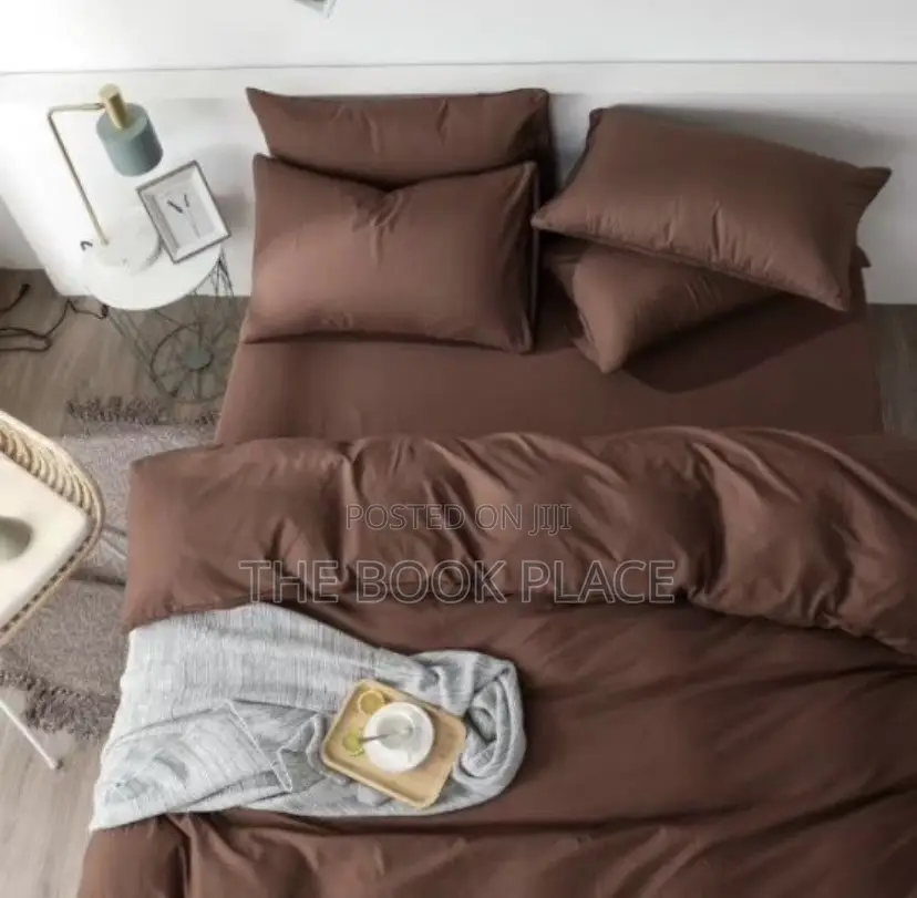 Plain Pure Cotton Bedding Set