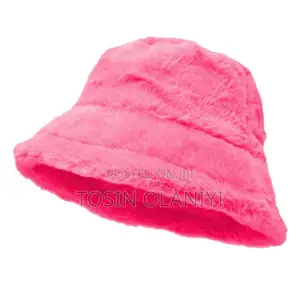 Unisex Faux Fur Bucket Hat