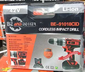 Be and Decker 42v Cordless Impact Drill