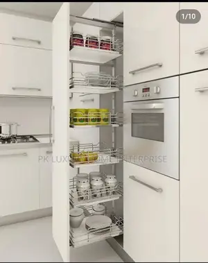 Silver Pull Out Pantry