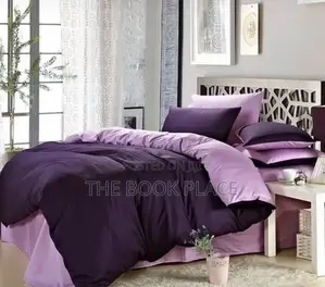 Luxury Plain Purple/Lilac Cotton Bedding