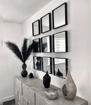 9 Panel Wall Mirror Frames 14/14 Inches Pay on Delivery