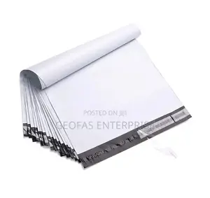 50/100pcs Plain Courier Mail Packaging Bag With Pocket W/B