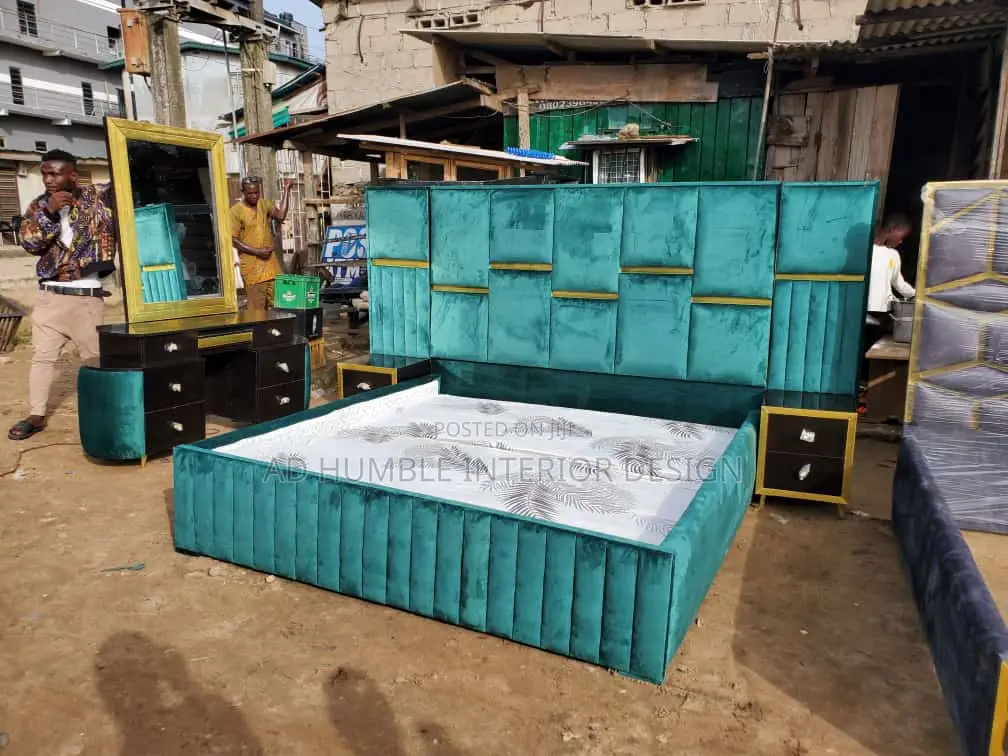 Green King Size Bedframe