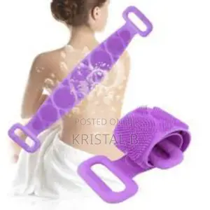 Silicone Double-Sided Bath Brush and Back Scrubber
