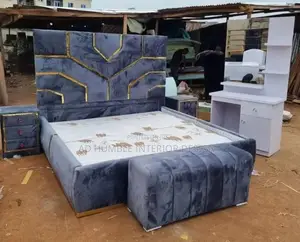 High Grade Bedframe With Leg Rest and Mirror