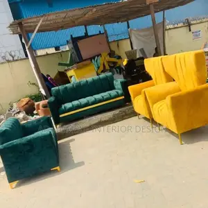 Yellow Green Sofa Set